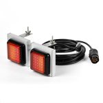 ΦΑΝΑΡΙΕΡΑ LED ΜΟΝΗ INOX 316 ΜΕ ΒΑΣΗ-ΠΕΤΑΛΟΥΔΑ 7.5m