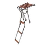 ΣΚΑΛΑ INOX 316 ΜΕ ΠΛΑΤΦΟΡΜΑ ΦΟΥΣΚΩΤΟΥ(4 ΒΑΣΕΙΣ ΚΟΜΠΛΕ)