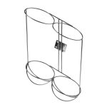 ΜΠΑΛΟΝΟΘΗΚΗ INOX (ΓΙΑ 2 ΜΠΑΛΟΝΙΑ)